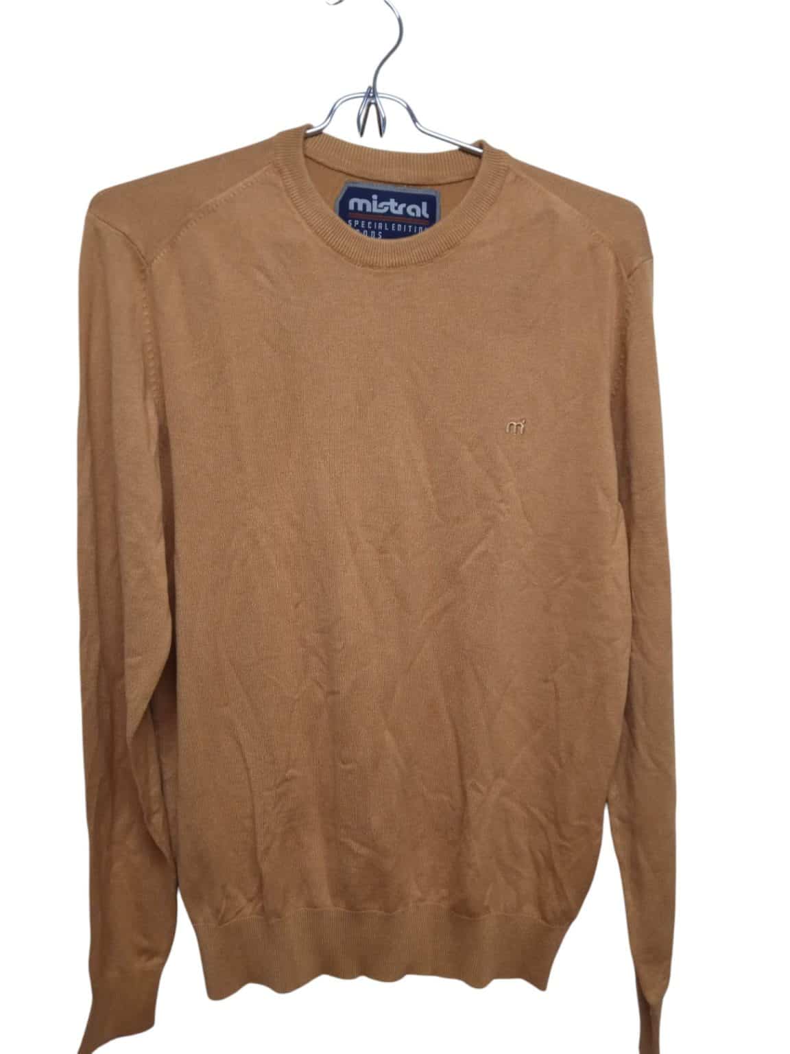 BUZO HILO MARRON CLARO MISTRAL TS NUEVO