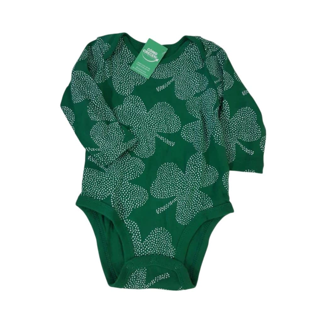 BODY VERDE TREBOLES CARTERS T6M