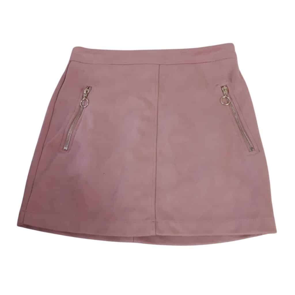 MINI GAMUZA ROSA ETIQ CORTADA DOS CIERRES AROS TSAP