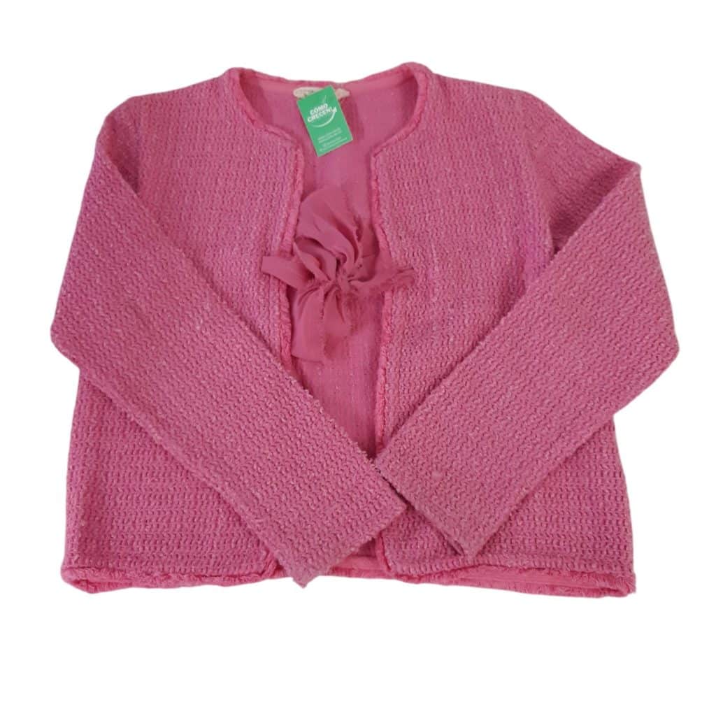 SACO TEJIDO ROSA CINTA ZARA T11/12