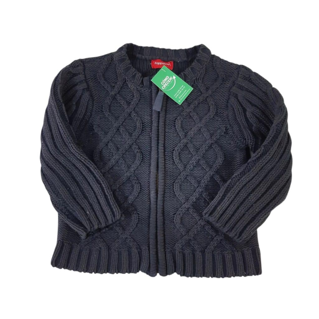 CAMPERA TEJIDA AZUL PPL T18M APROX GT