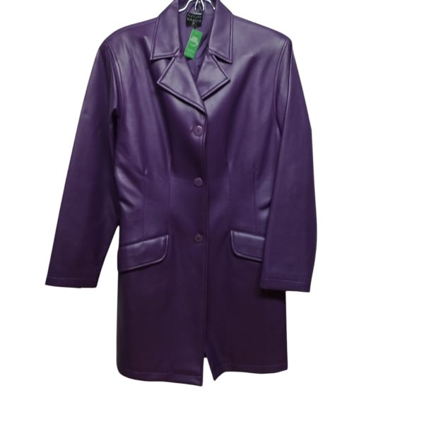 CHAQUETA CUERO VIOLETA FULLUX T M