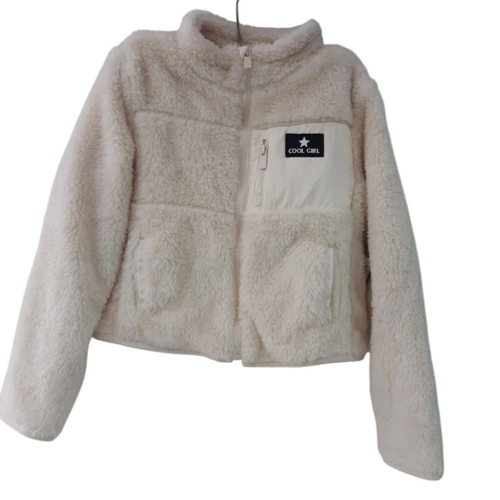 CAMPERA PELUDITA BEIGE COOL GIRL FUZARKA T9/10