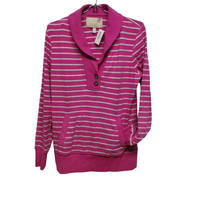BUZO ALG C CUELLO FUCSIA GRIS RAYAS BANANA REPUBLIC T M GAST