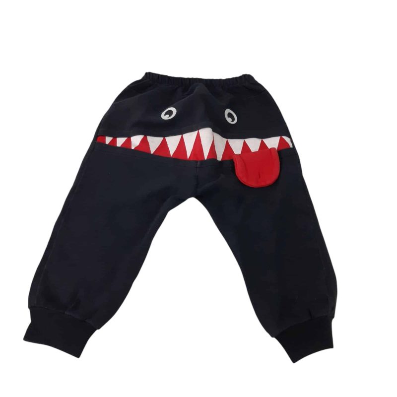 JOGG NEGRO BOCA ROJA ATRAS T1AP GT