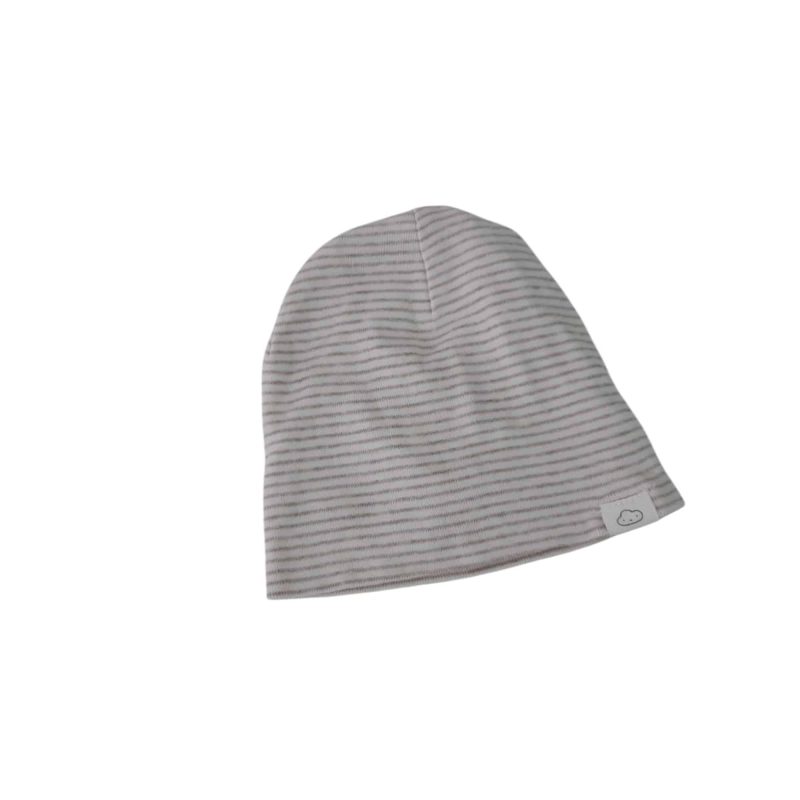 GORRO ALG RAYADO BEIGE GRIS H&M 1/2M BB