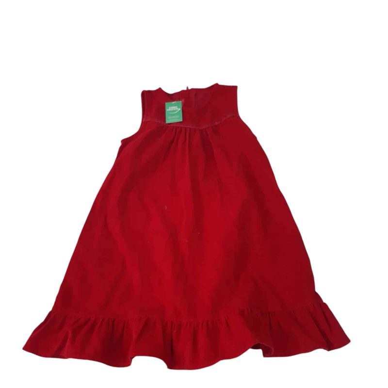 VESTIDO PANA ROJO LENTEJUELAS MIMO T4