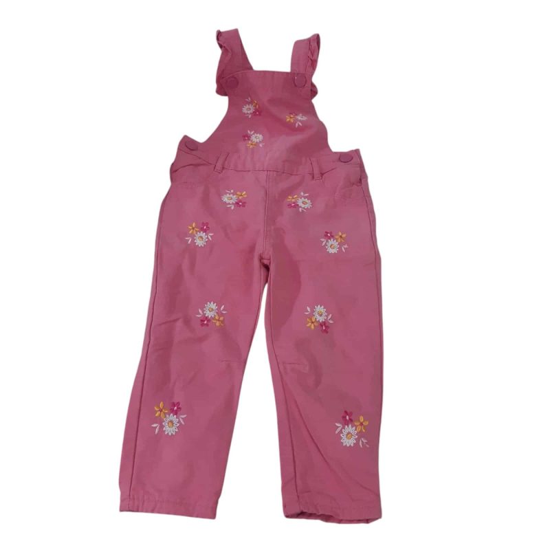 ENTERITO ROSA FLORES BORDADAS BABY T3AP