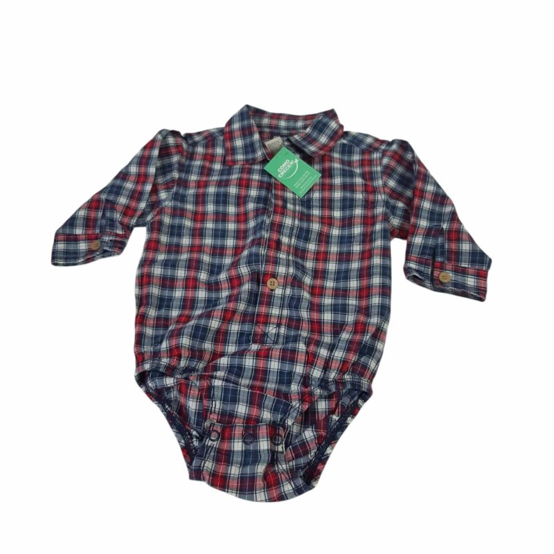 BODY CAMISA CUADRILLE AZUL ROJO OK T12M