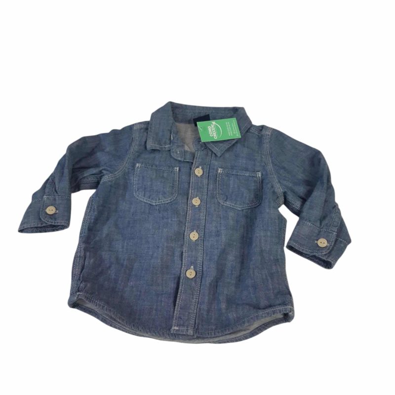 CAMISA JEAN FORRADA GAP T6/12M