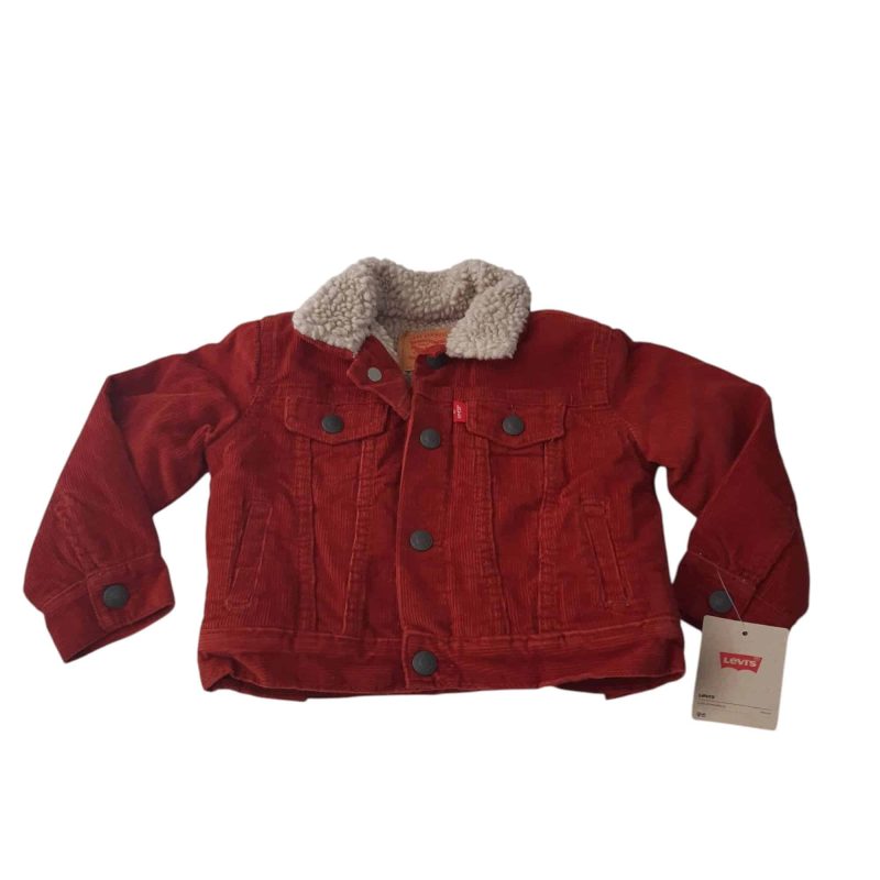 CAMPERA PANA LADRILLO INT CORDERITO LEVIS T18M NUEVA