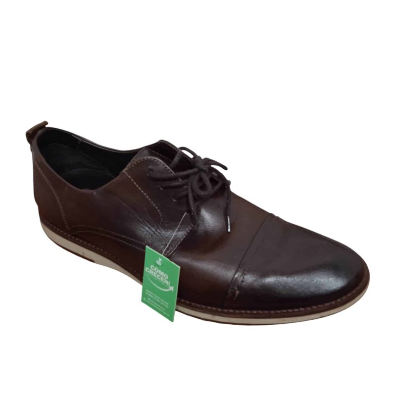 ZAPATOS MARRON ACORDONADOS SOLLU T 43 PTA RASP