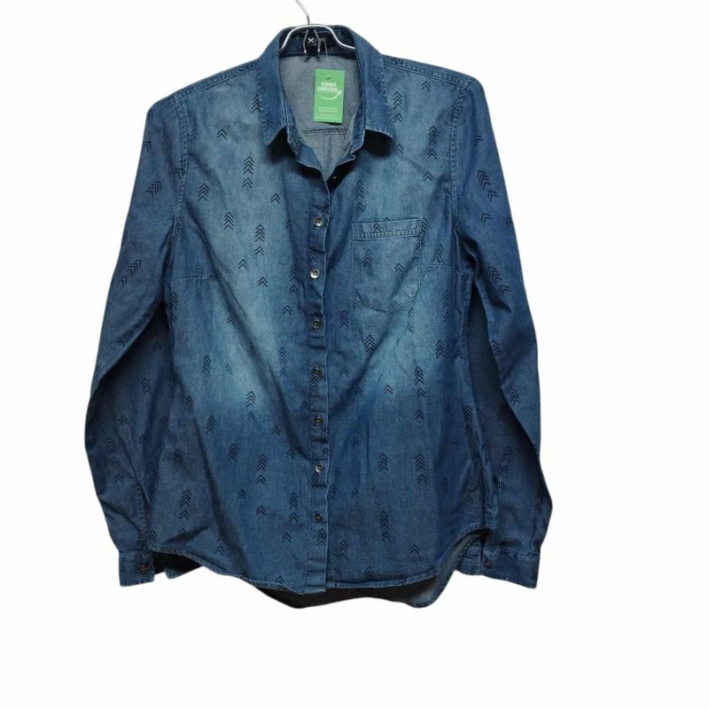 CAMISA JEAN AZUL DIBUJOS HERING T M