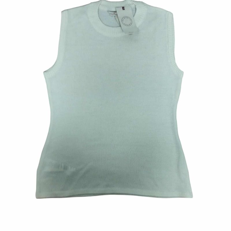 CHALECO HILO CREMITA CLASIC JEANS T M NVO