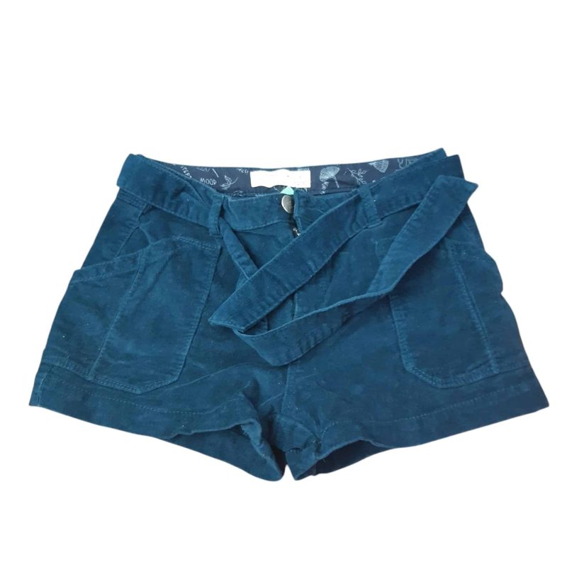 SHORT PANA AZUL LAZO ZARA T8