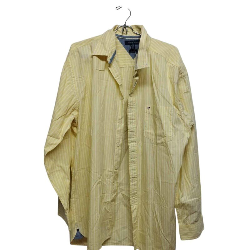 CAMISA A RAYAS AMARILLO BCO TOMMY HILFIGER T XL
