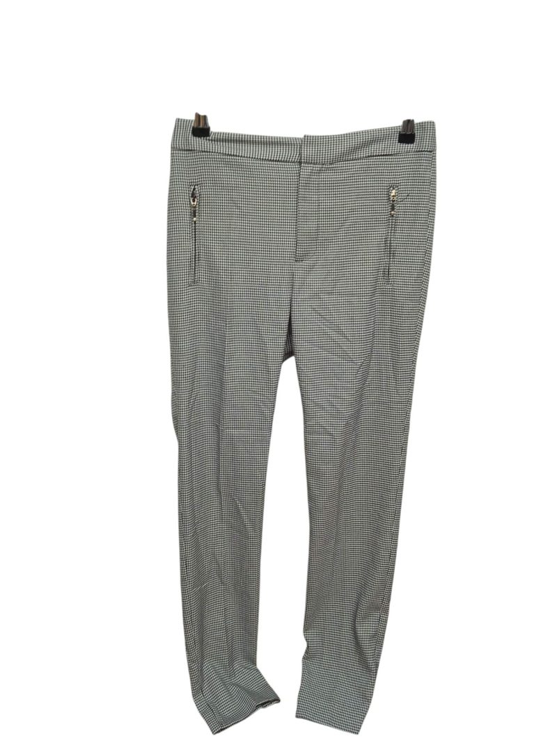 PANTALON CUADRILLE BCO NEGRO TIPO CALZA CIERRE ZARA T S