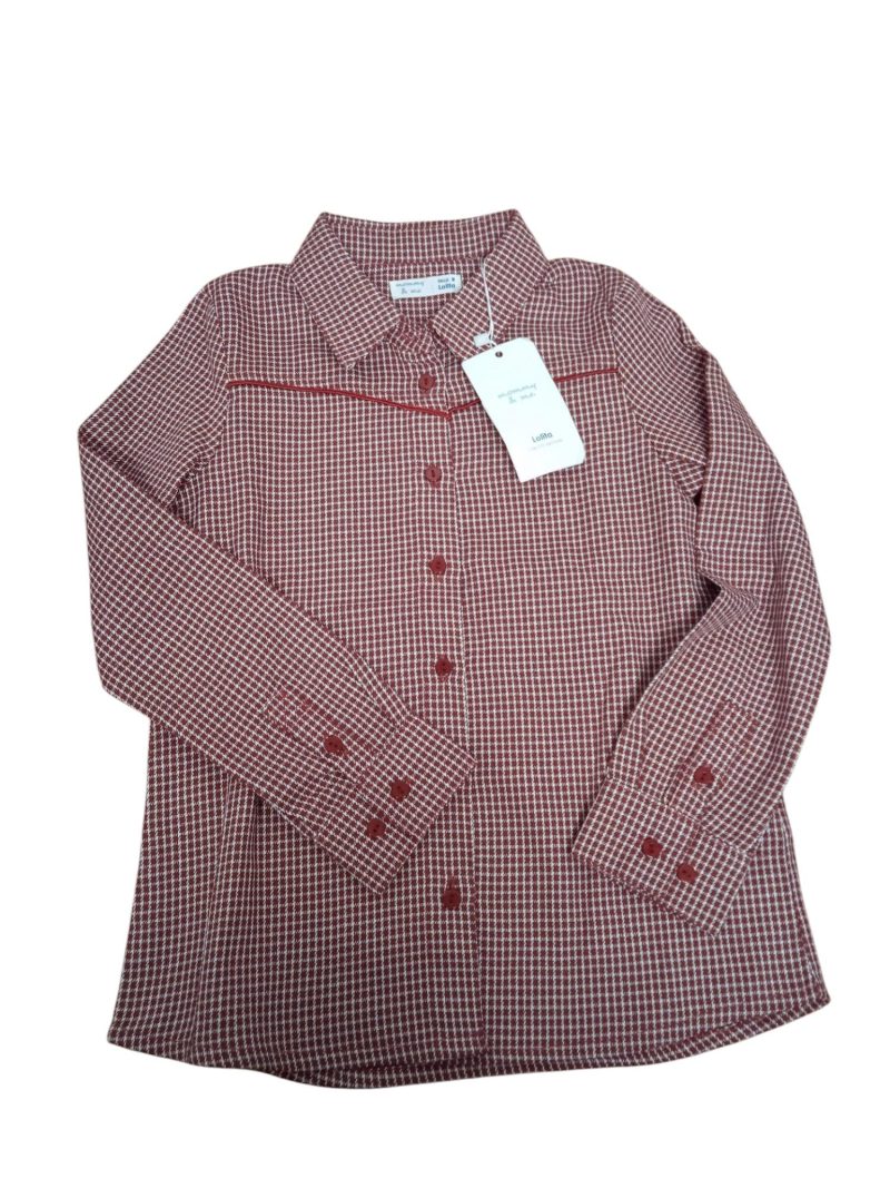 CAMISA CUADRILLE ROJO BCO LOLITA T 8 NVA