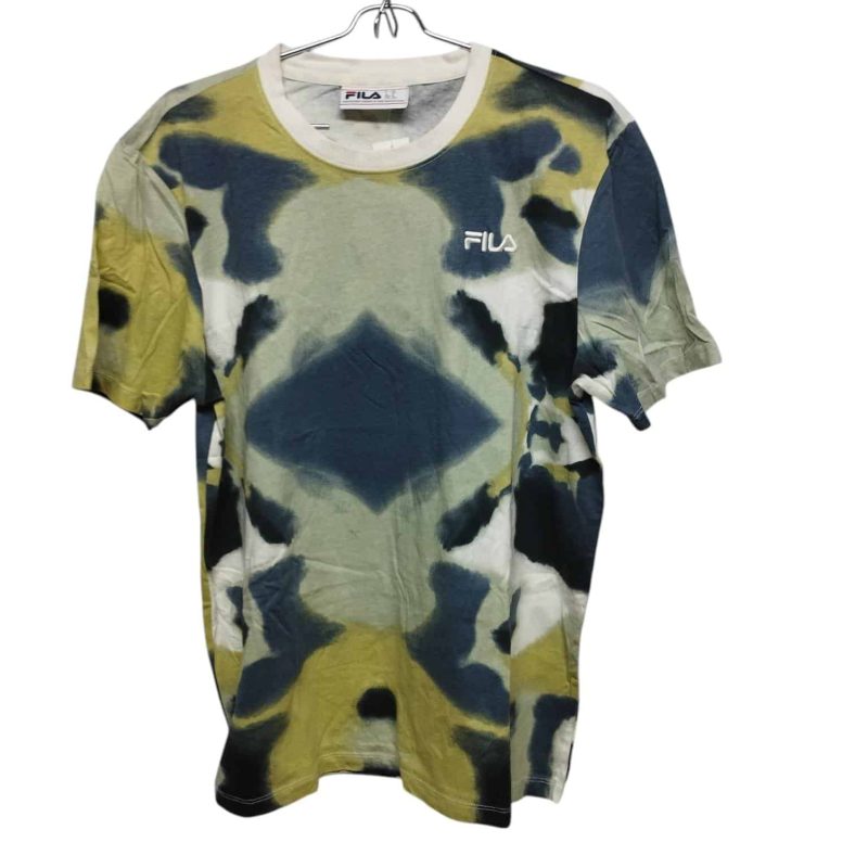 REMERA VERDE AZUL BLANCO FILA TM