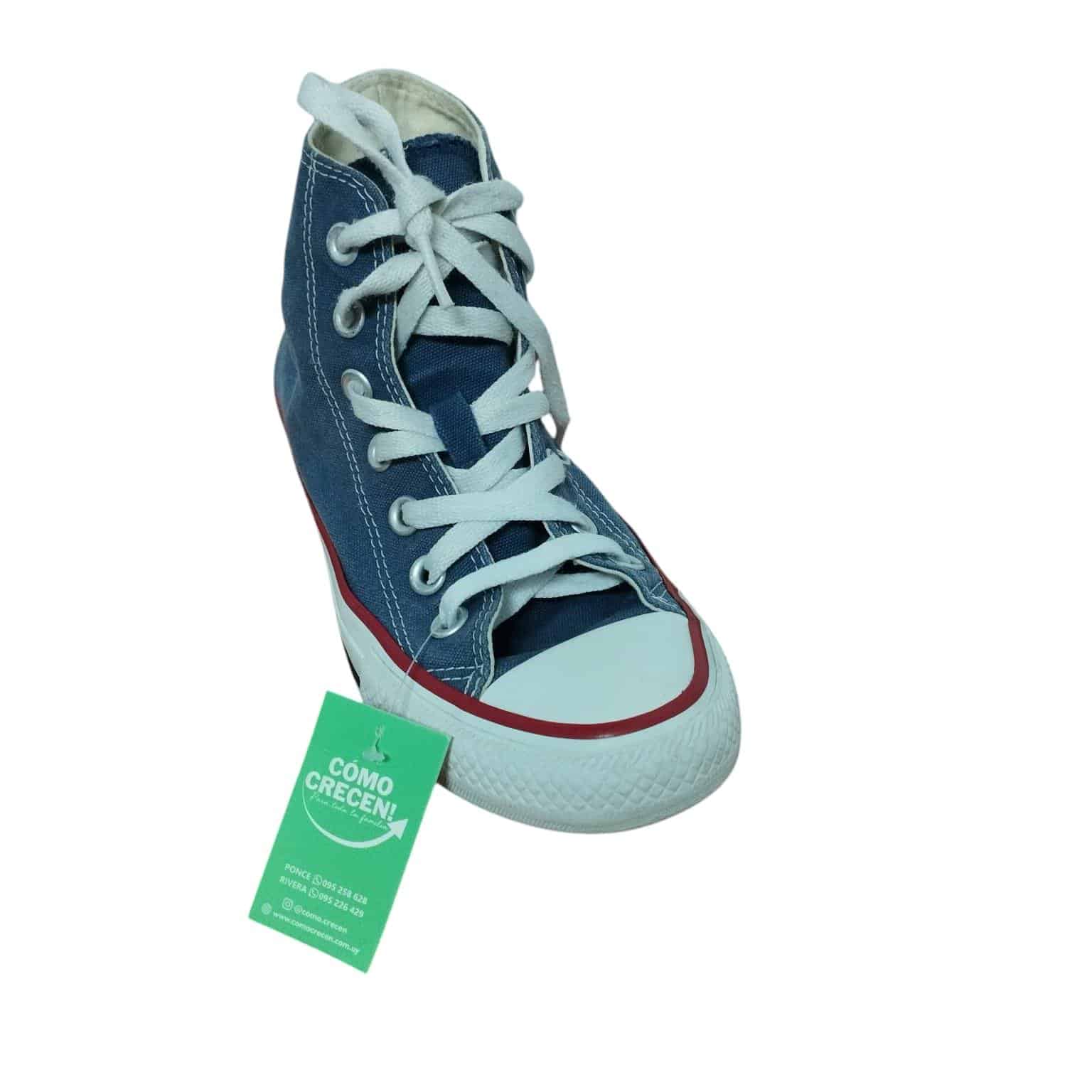CHAMPION BOTITA LONA AZUL CONVERSE T 35 DECO