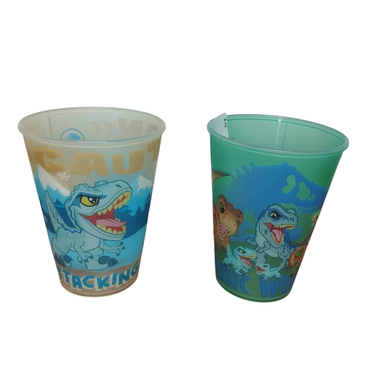 VASO PLASTICO JURASSIC 280 ML