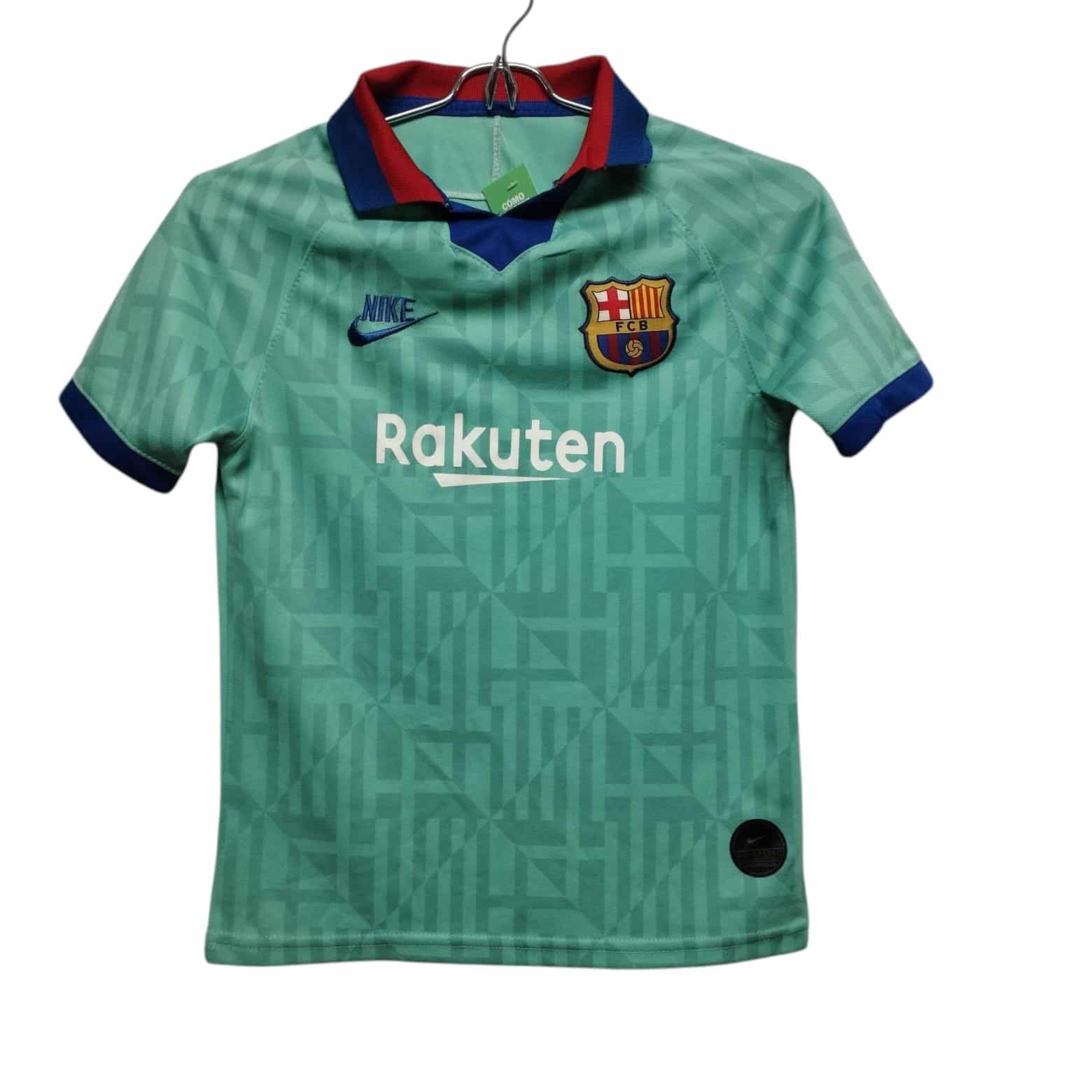 CAMISETA FUTBOL TURQUESA AZUL ROJO BARCELONA  NIKE T 10 MCH AT