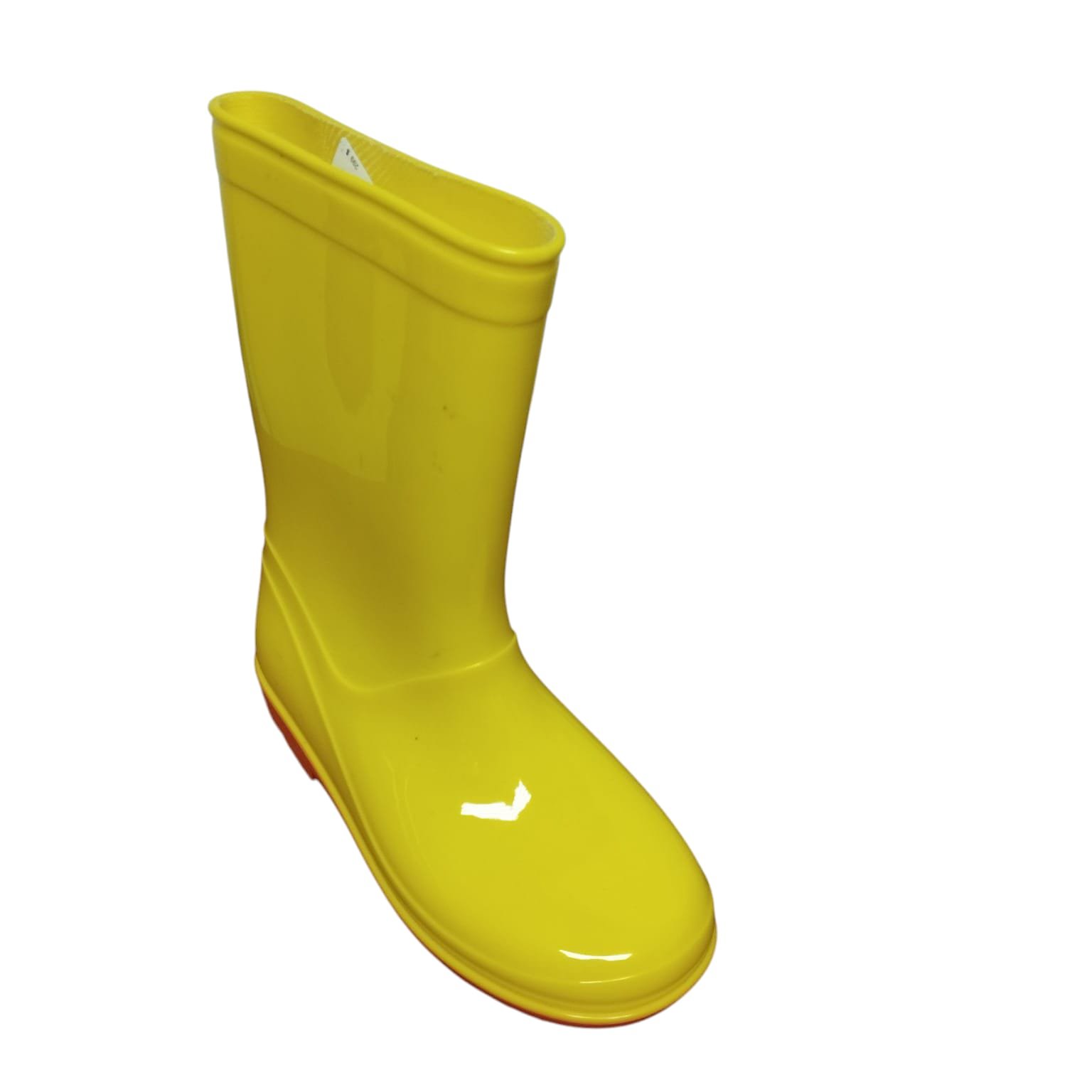 BOTAS DE LLUVIA AMARILLA NARNAJA T36 CON MANCHA TINTA