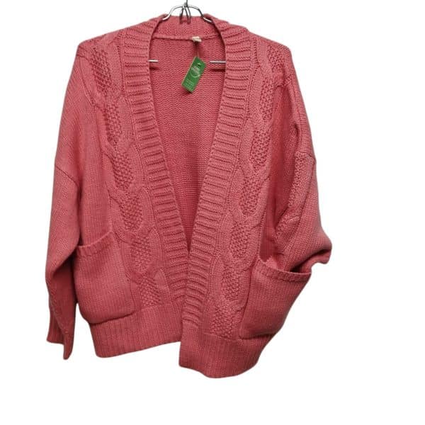 SACO LANA ROSADO SIN BOTONES BOLSILLOS INDIAN TM