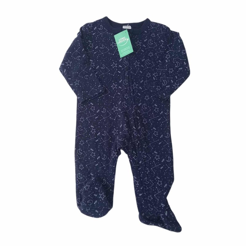 PIYAMA ALG AZUL ESTRELLAS SACKS T1/3M