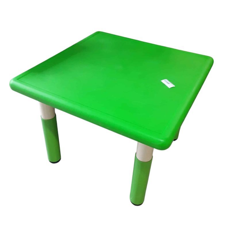 MESA PLASTICO VERDE 61X61