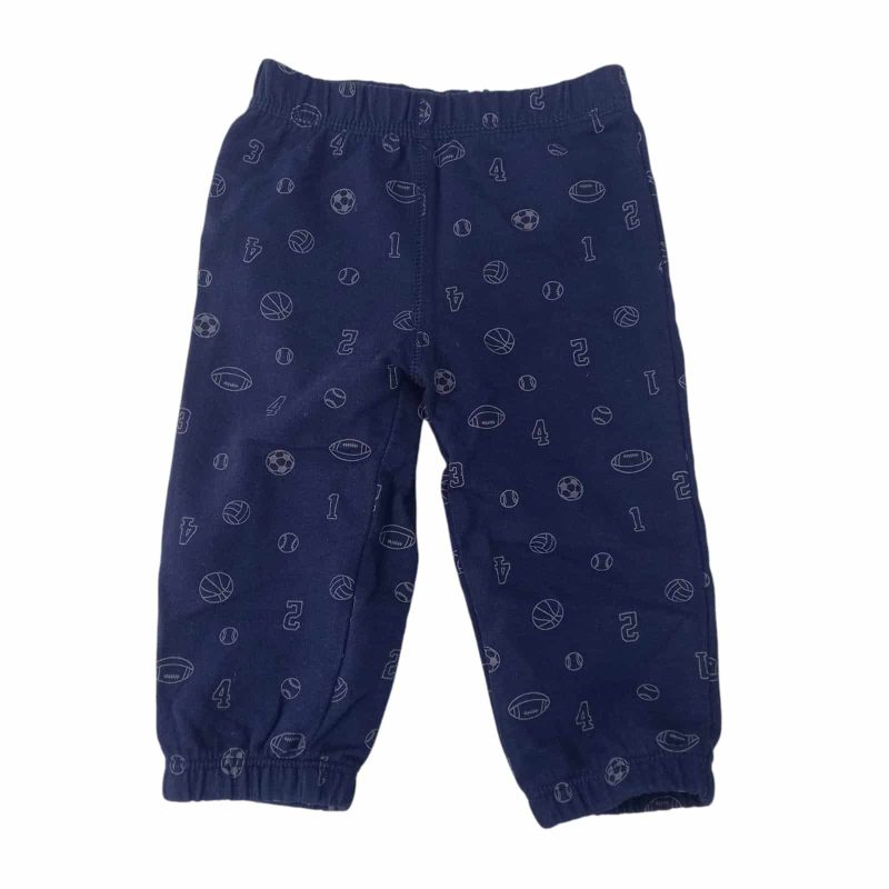 PANTALON ALG AZUL PELOTAS NUMEROS CARTERS T9M