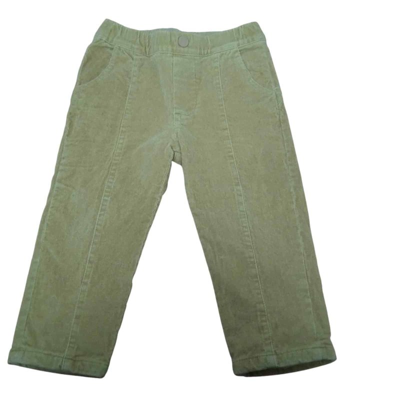 PANTALON PANA AMARILLO FORRADO BAS T 18-24 M