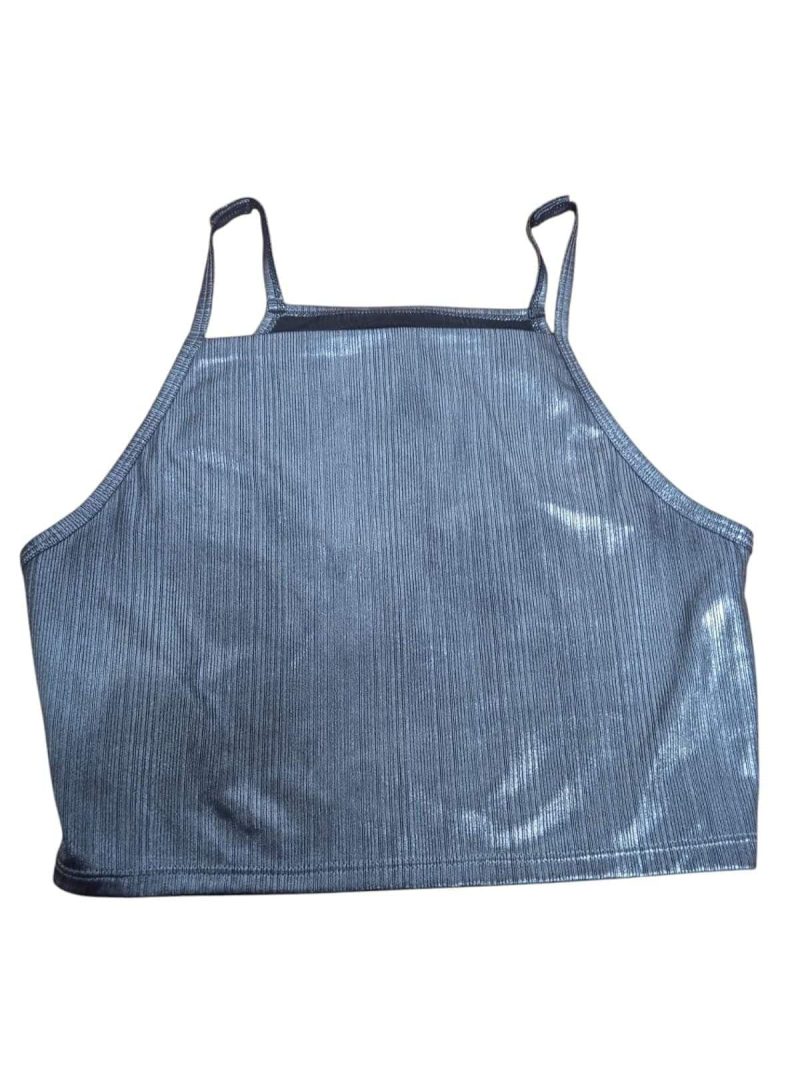 MUSCULOSA TOP PLATEADA CARO CRIADO T M