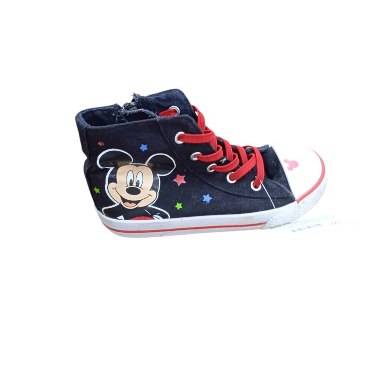 CHAMPION BOTITA LONA NEGRO MICKEY ESTRELLAS T 11-26-27