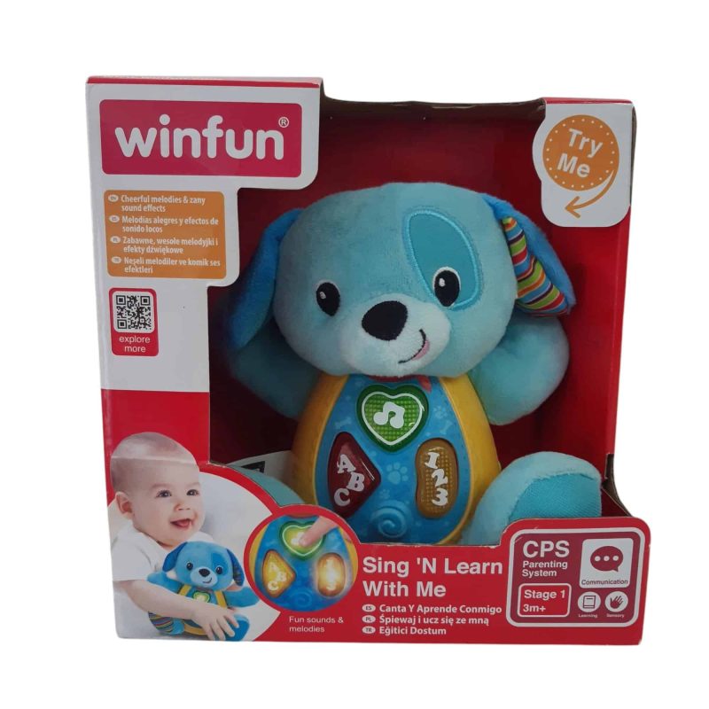 PERRO CELESTE ACTIVIDADES WINFUN NUEVO SIN PROBAR