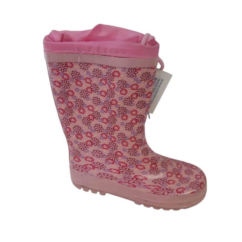 BOTAS DE LLUVIA ROSA FLORES SUMILON T30 BORDE ROCES