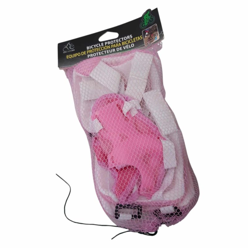 PROTECTORES PATINES ROSA EN RED SIMPLES