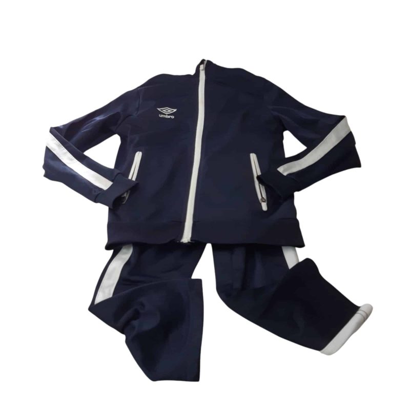 CONJ DEP CAMPERA PANTALON AZUL BCO UMBRO T6 mch*