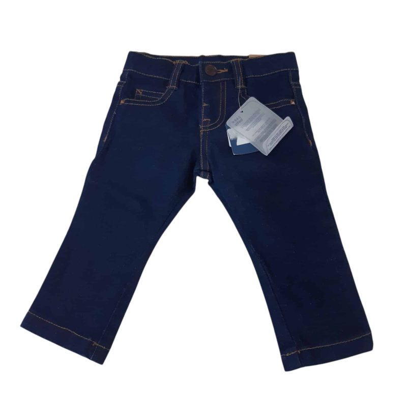 JEAN CHUPIN AZUL ZARA T6/9M NUEVO