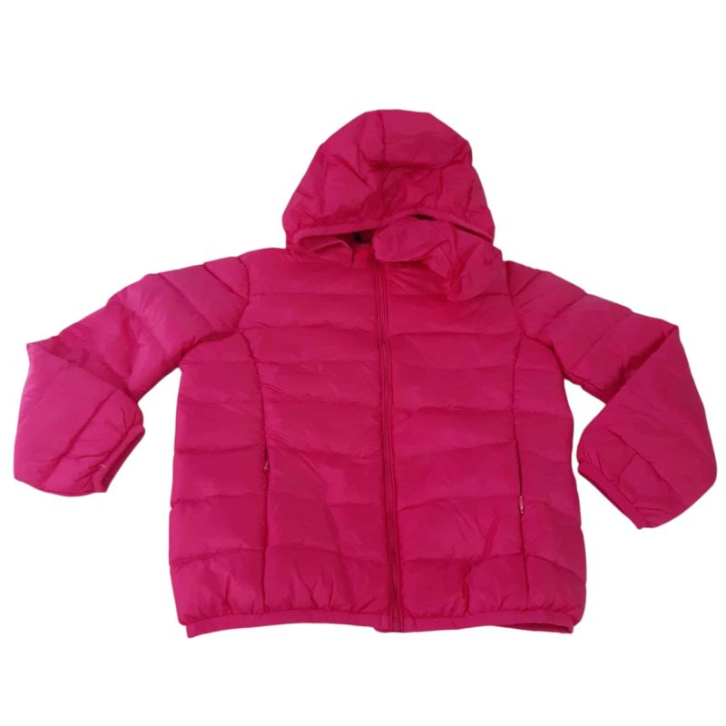 CAMPERA INFLADITA FUXIA CAPUCHA TMILL T10 EN BOLSITA