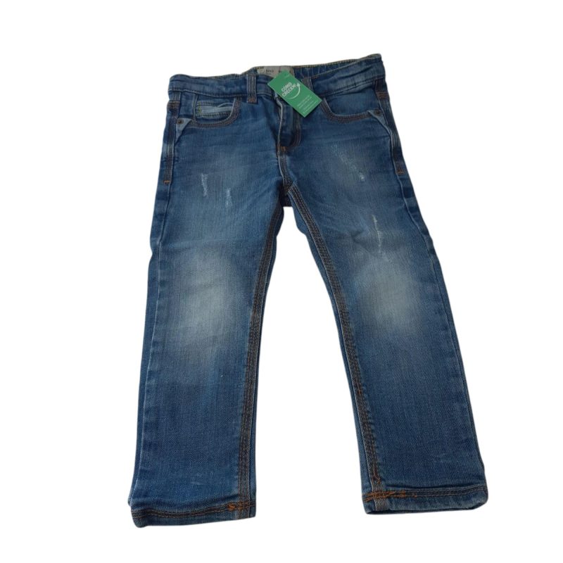 JEAN ZARA T4 COSTURA AMARILLA INT