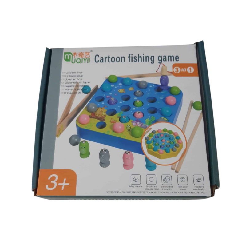 JUEGO DE MADERA PESCAR CARTOON FISHING GAME