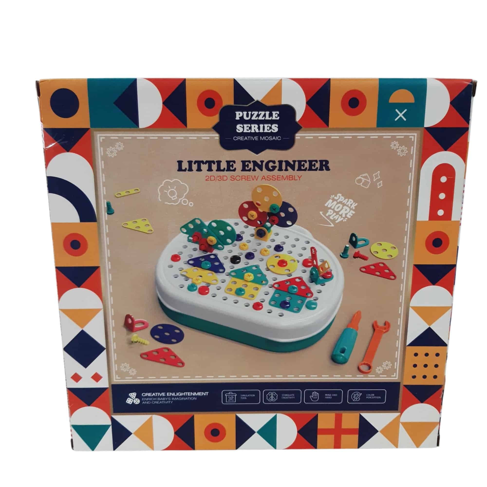 JUEGO PUZZLE EN SERIES VALIJA LITTLE ENGINEER