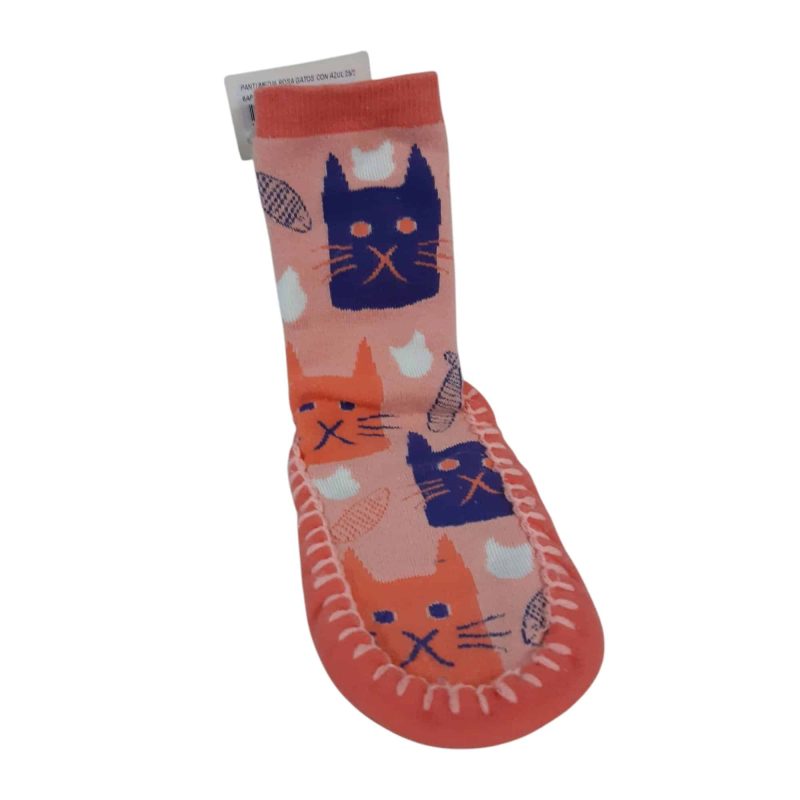 PANTUMEDIA ROSA GATOS CON AZUL 25/26AP