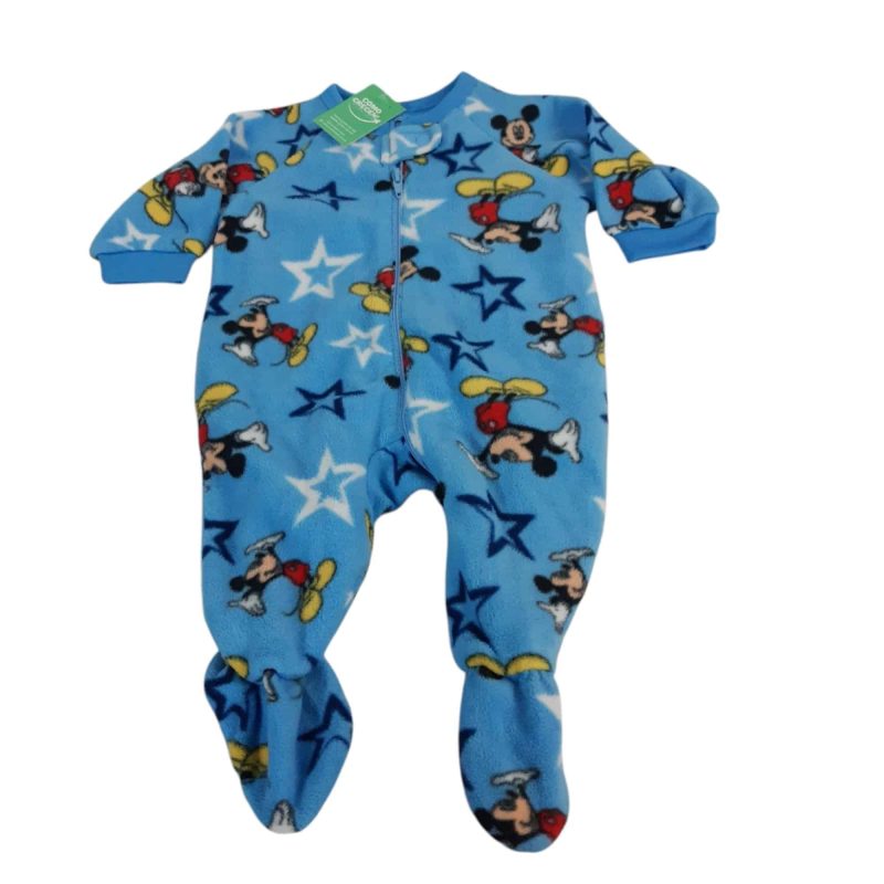 PIYAMA POLAR CELESTE MICKEY DISNEY T0/3M