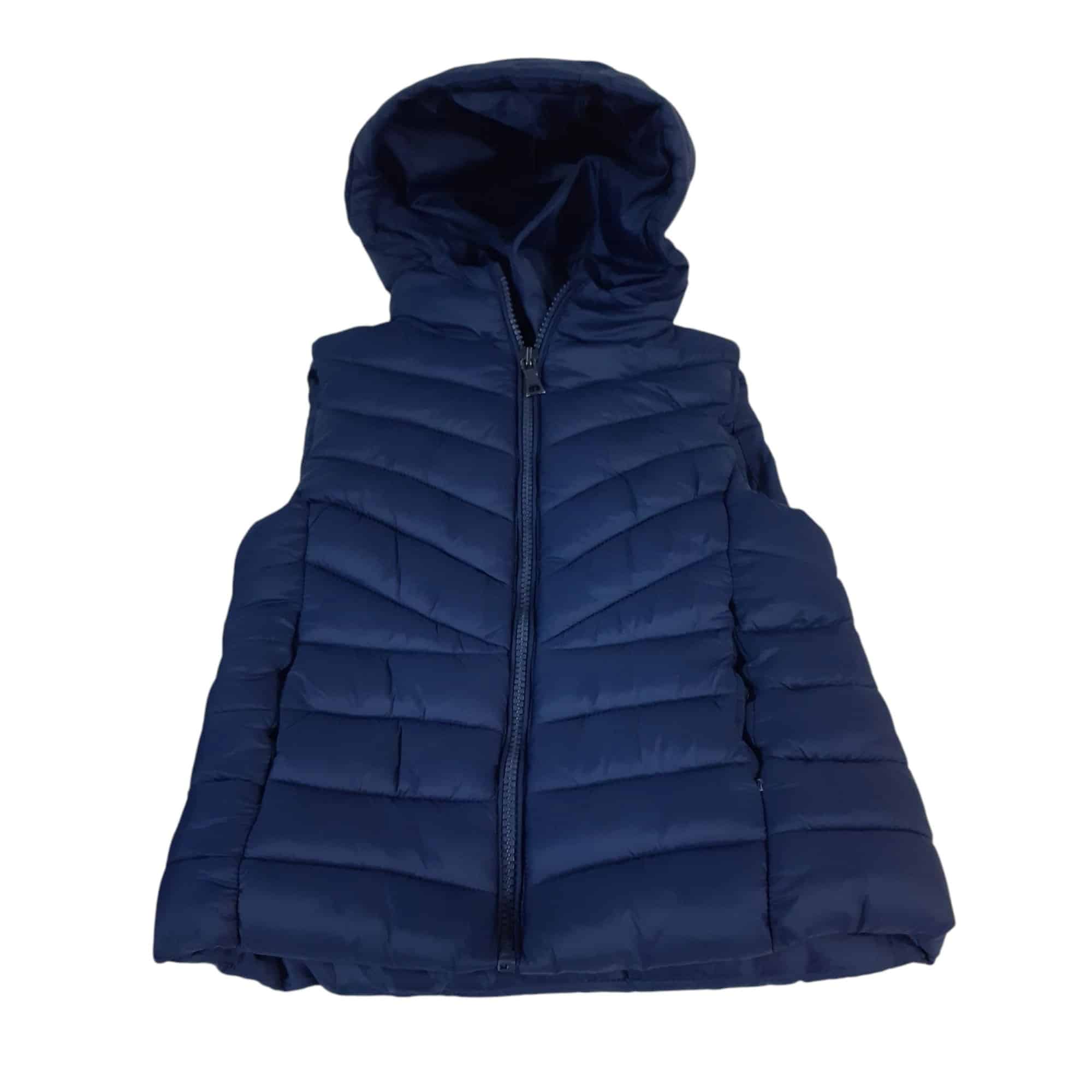 CHALECO AZUL CAPUCHA ZARA T6/7