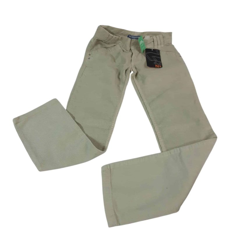 PANTALON PANA VERDE PALIDO NOTH SAILS T16 NUEVO