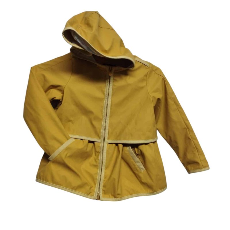 CAMPERA PILOT IMPERMEABLE ANARANJADA CYNTHIA T4 MARCAS EN GOMA