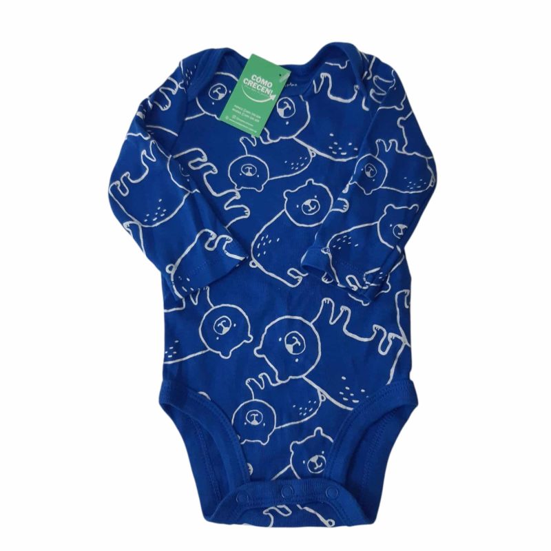 BODY AZUL OSOS BCOS CARTERS T3M