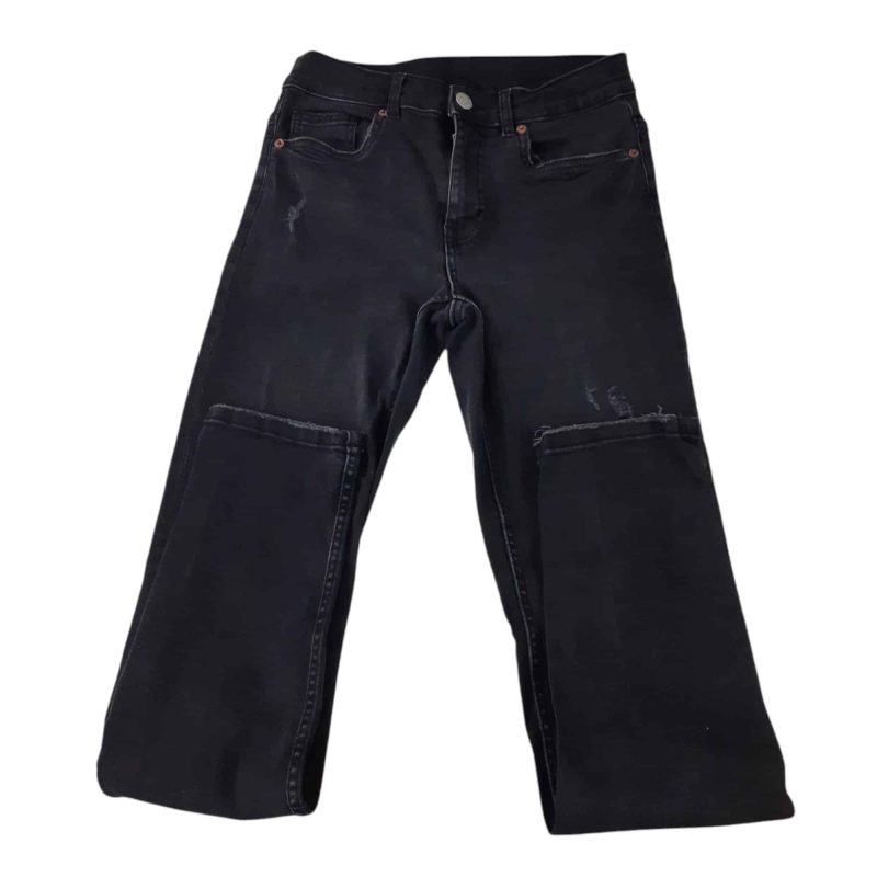 JEAN NEGRO ESTILO ROTO ZARA T13/14